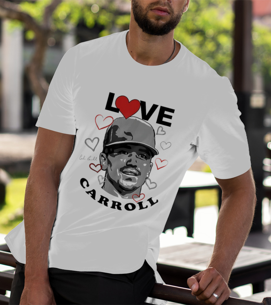 Love Corbin Carroll Heart Baseball Arizona Diamondbacks T-Shirt