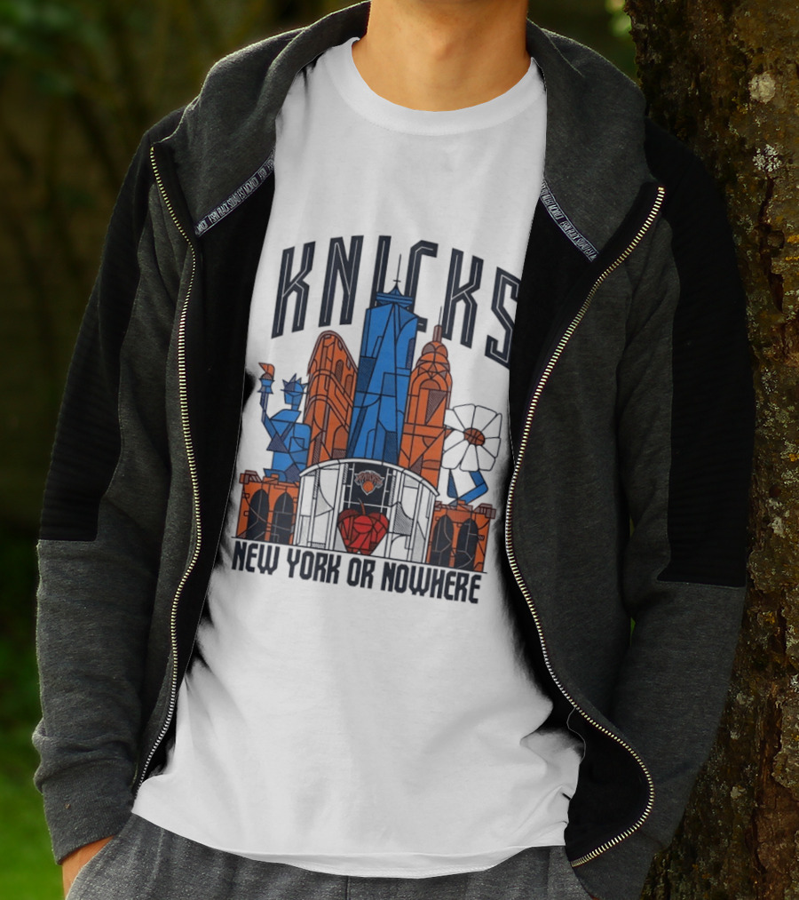 Knicks New York Or Nowhere Skyline 2026 T-Shirt