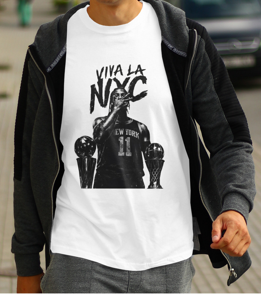 Viva La NYC Jalen Brunson 11 New York Knicks Basketball Player T-Shirt