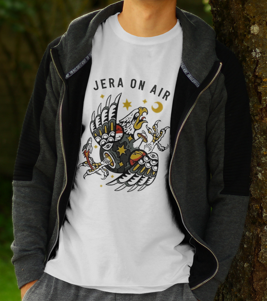 Jera On Air 2026 Festival Ysselsteyn Netherlands June 25 26 27 Mythical Eagle Stars Moon T-Shirt