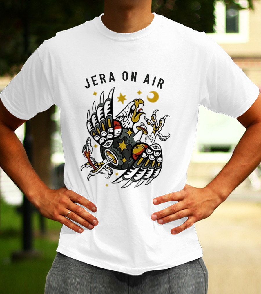 Jera On Air 2026 Festival Ysselsteyn Netherlands June 25 26 27 Mythical Eagle Stars Moon T-Shirt