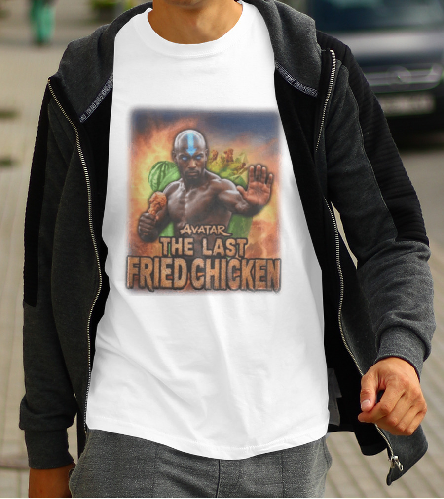 Avatar The Last Fried Chicken Parody Humor Martial Arts Mashup T-Shirt