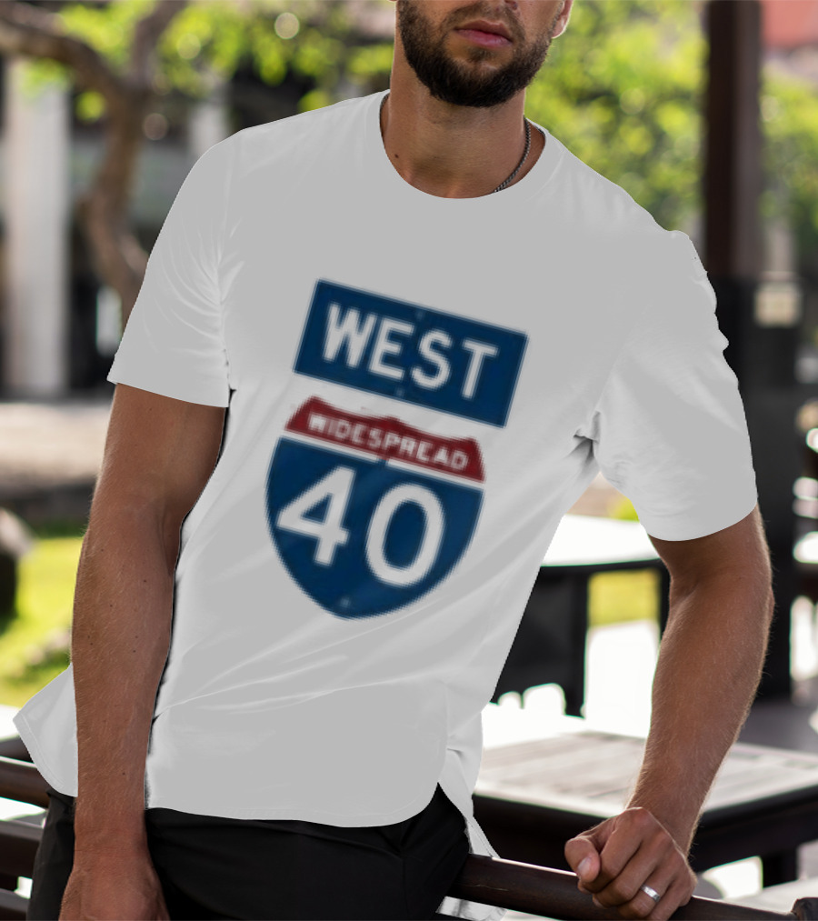 Goin' Out West Tour Summer 2026 Widespread 40 Interstate T-Shirt