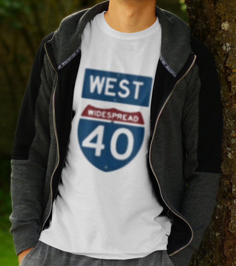 Goin' Out West Tour Summer 2026 Widespread 40 Interstate T-Shirt