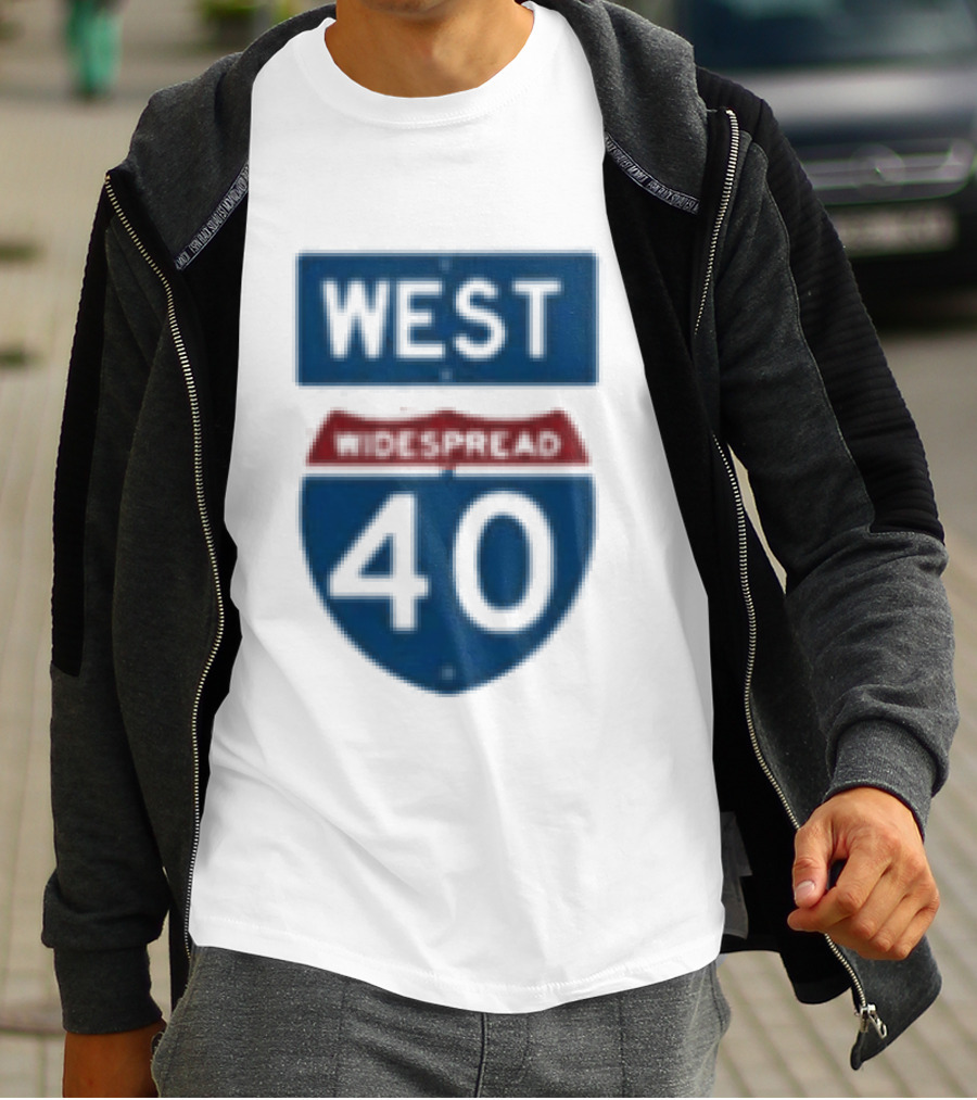 Goin' Out West Tour Summer 2026 Widespread 40 Interstate T-Shirt