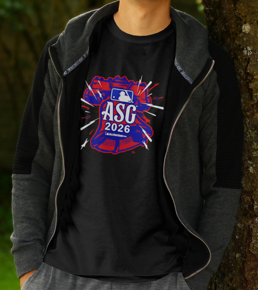 2026 MLB All Star Game ASG Loud Liberty Bell Explosion T-Shirt
