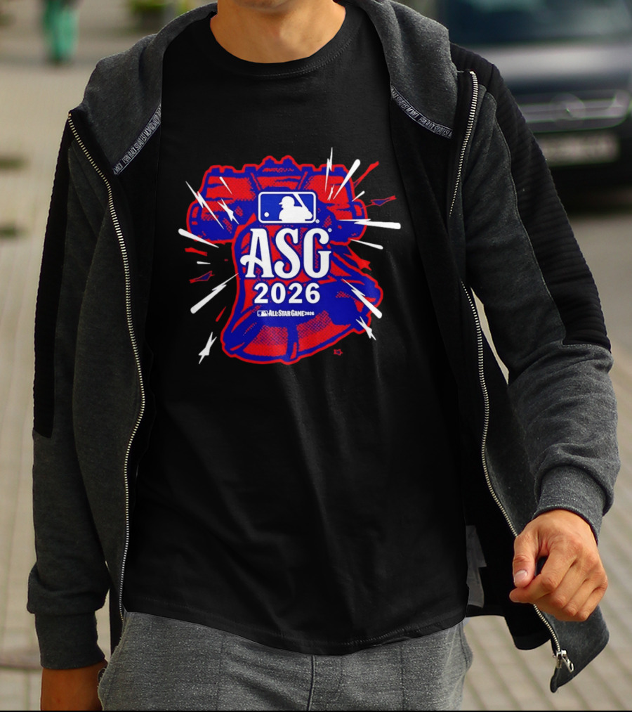 2026 MLB All Star Game ASG Loud Liberty Bell Explosion T-Shirt