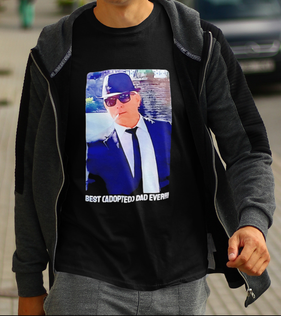 Blues Brothers Best Cadopted Dad Ever T-Shirt