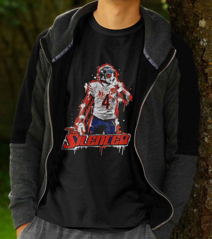 The Silencer Number 4 Chicago Football Player T-Shirt