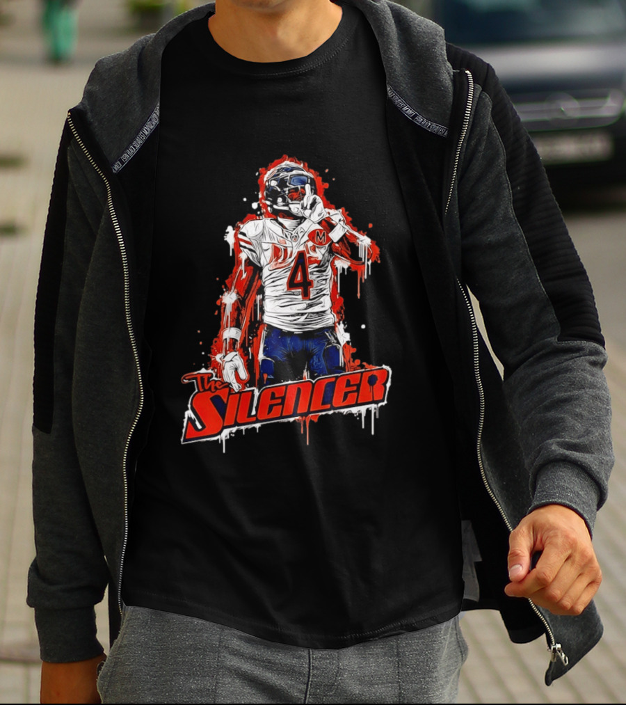 The Silencer Number 4 Chicago Football Player T-Shirt