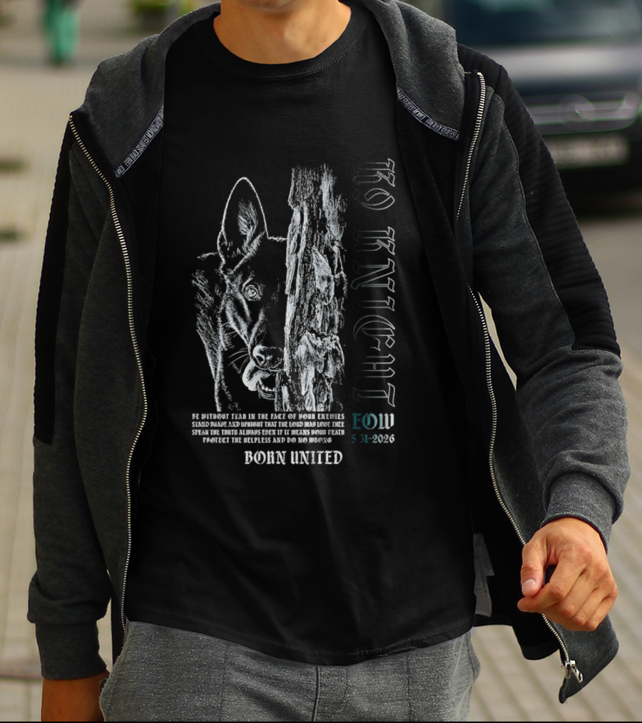 K9 Knight EOW 5 31 2026 Born United Memorial T-Shirt
