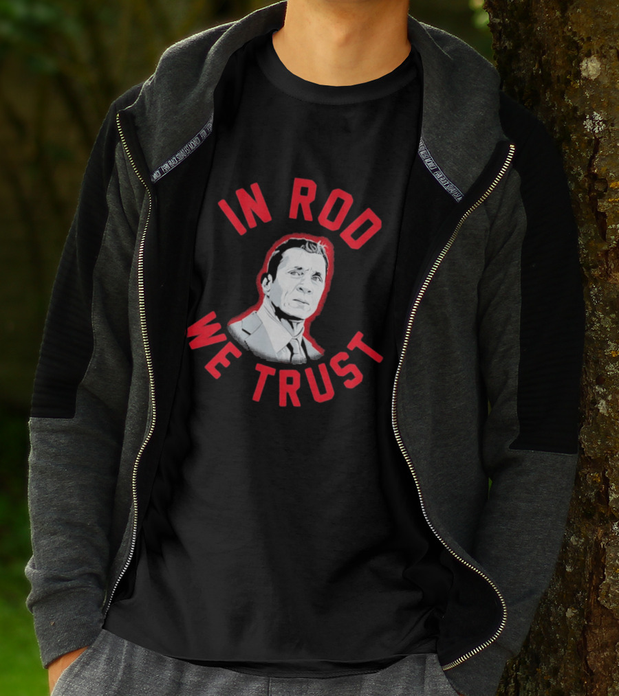 In Rod We Trust Rod Brind'Amour Head Coach Of Carolina Hurricanes T-Shirt