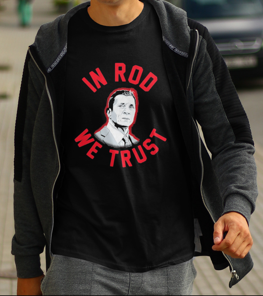 In Rod We Trust Rod Brind'Amour Head Coach Of Carolina Hurricanes T-Shirt