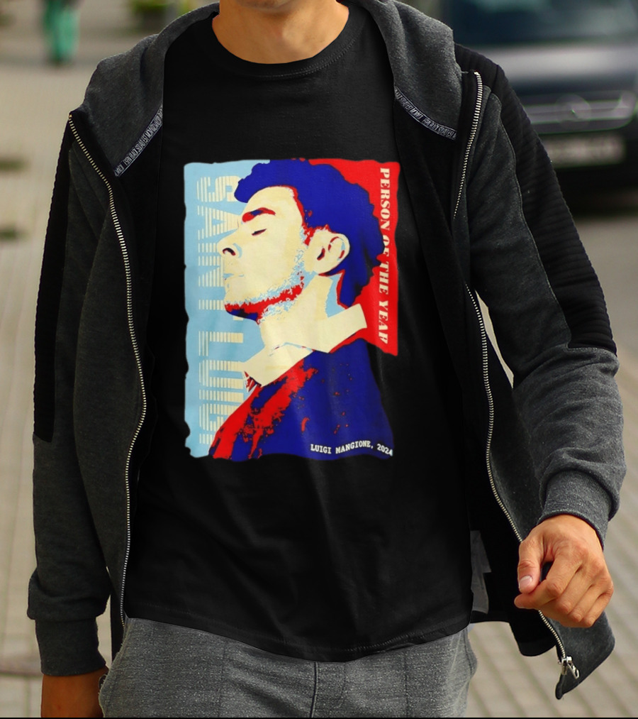 Saint Luigi Mangione 2024 Person Of The Year T-Shirt