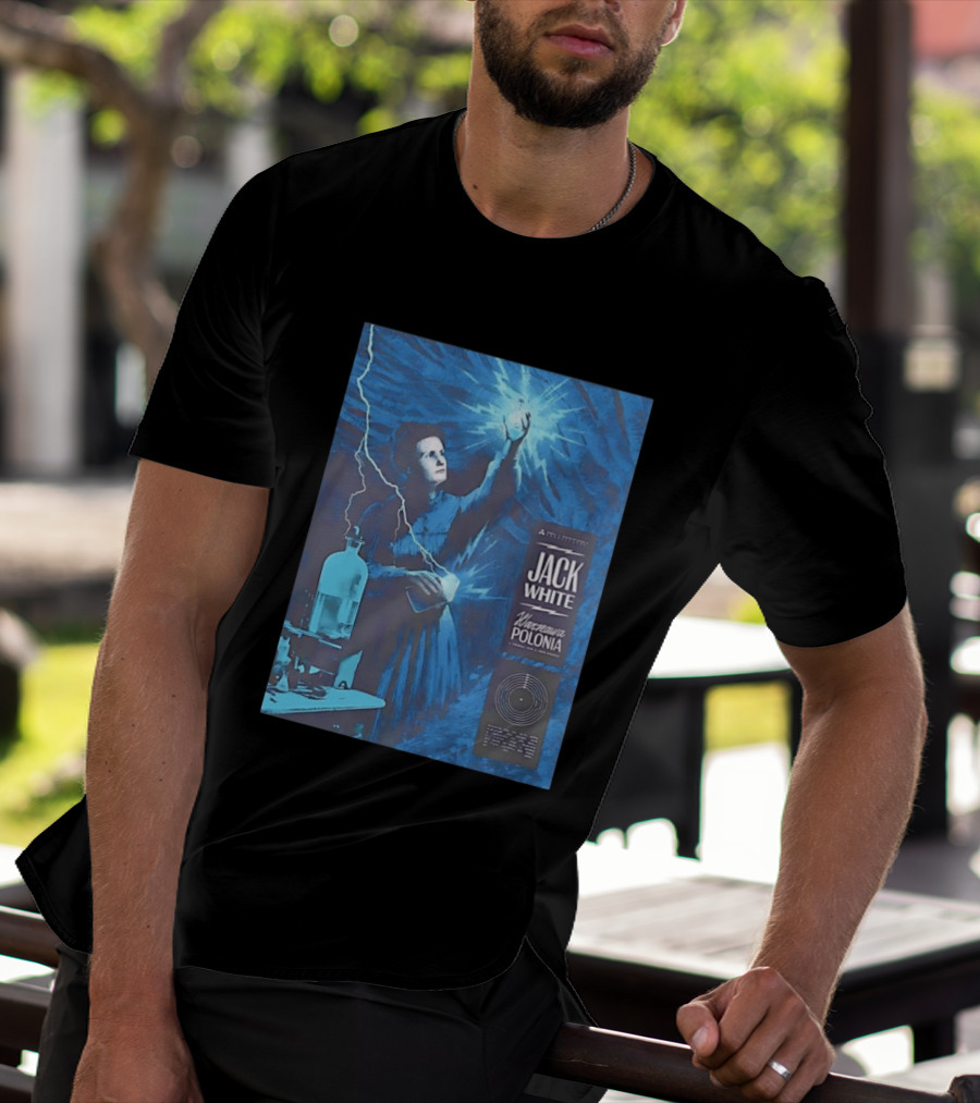 Jack White Marie Curie Warsaw Polonia 2026 Klub Stodola Event T-Shirt