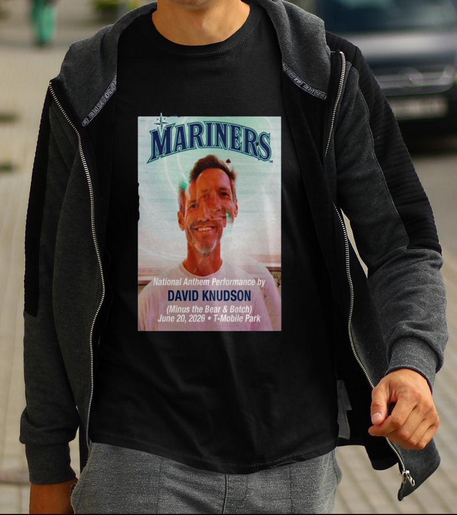 Mariners National Anthem Performance David Knudson June 20 2026 Mobile Park T-Shirt