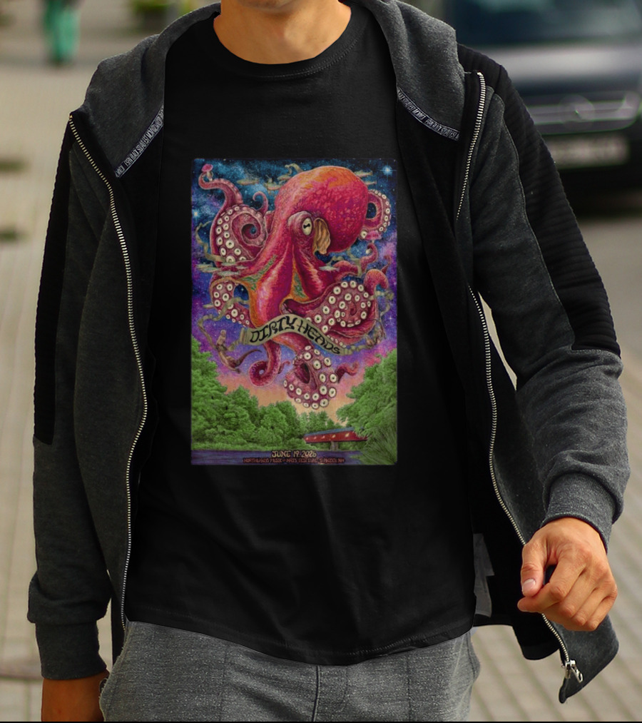Dirty Heads Northlands Music June 19 2026 Swanzey NH Octopus T-Shirt