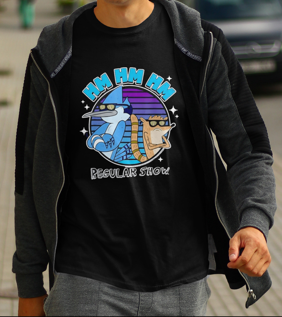 HM HM HM Mordecai And Rigby Regular Show Cartoon T-Shirt