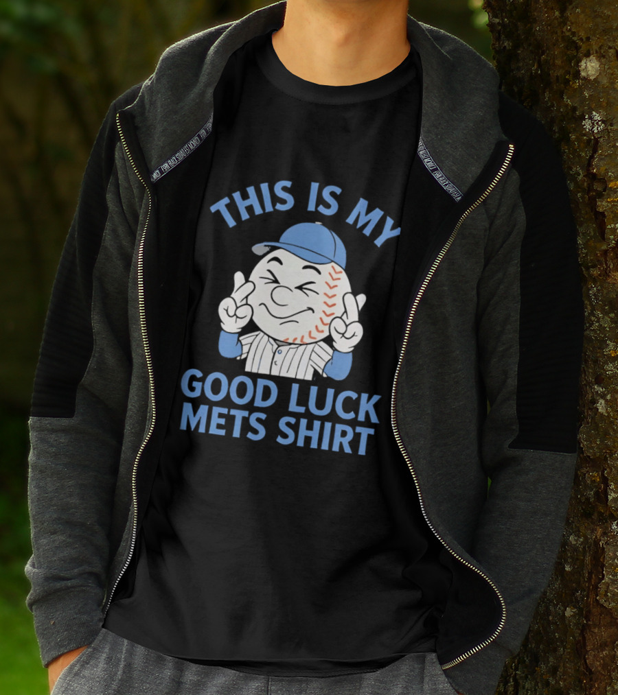 This Is My Good Luck Mets Mr Met T-Shirt