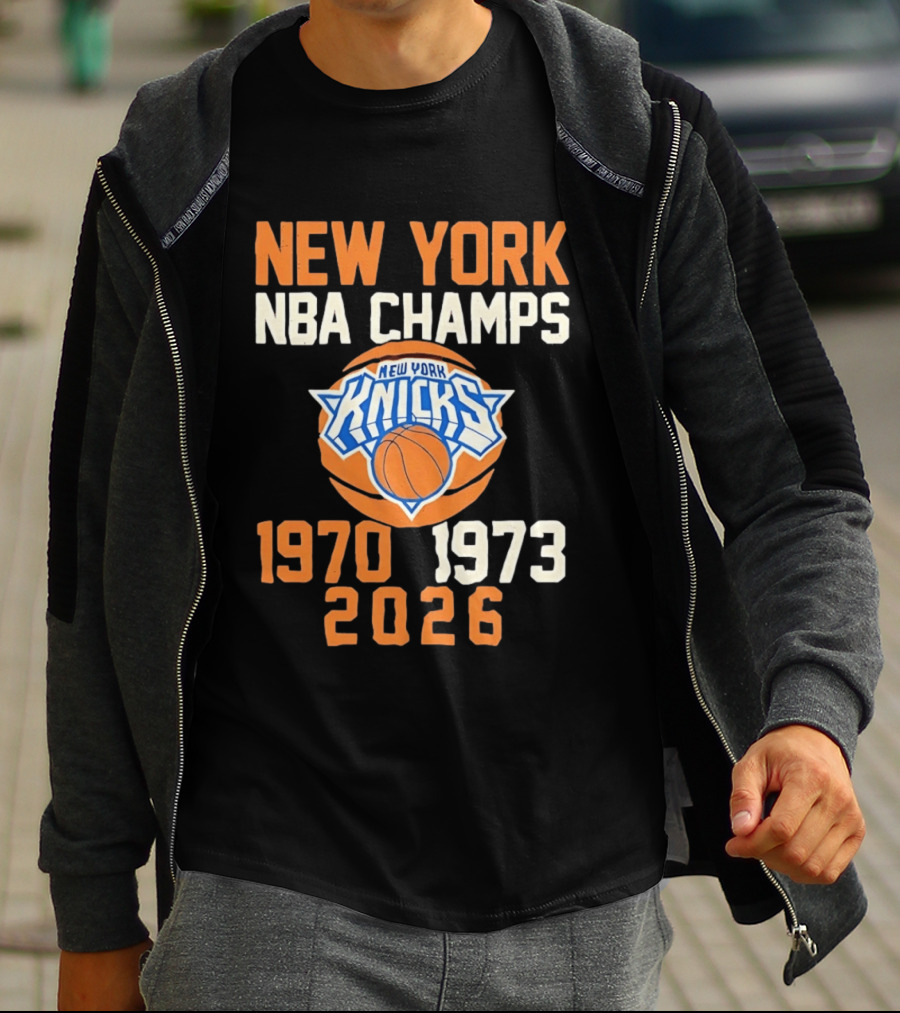 New York Knicks NBA Champs 1970 1973 2026 T-Shirt