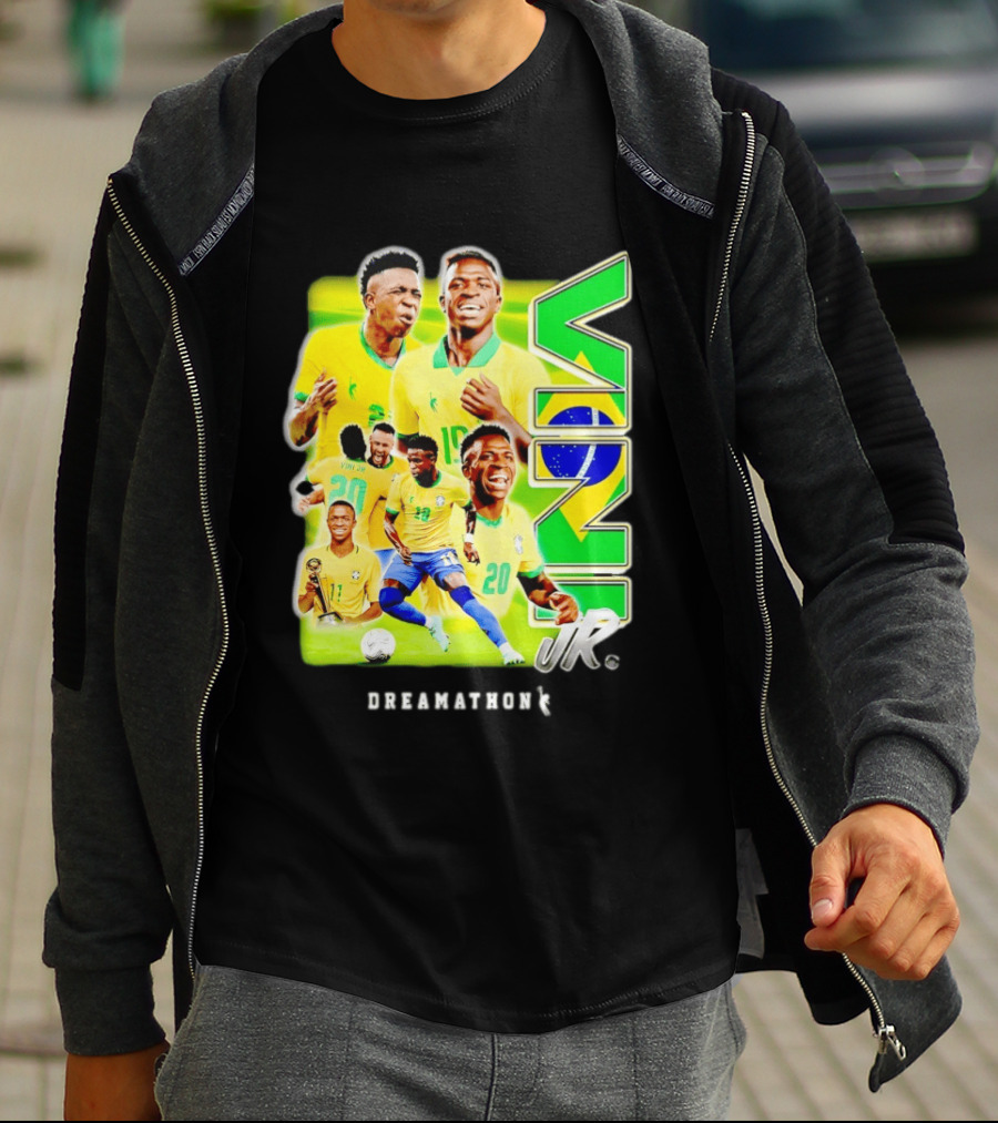 Vini Jr Brazil Dreamathon Soccer Moments T-Shirt