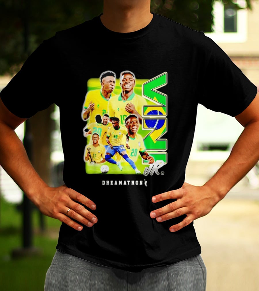 Vini Jr Brazil Dreamathon Soccer Moments T-Shirt