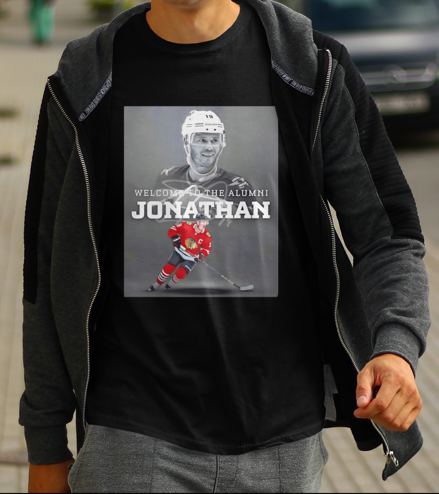 Welcome To The Alumni Jonathan Toews Chicago Hockey Legend T-Shirt