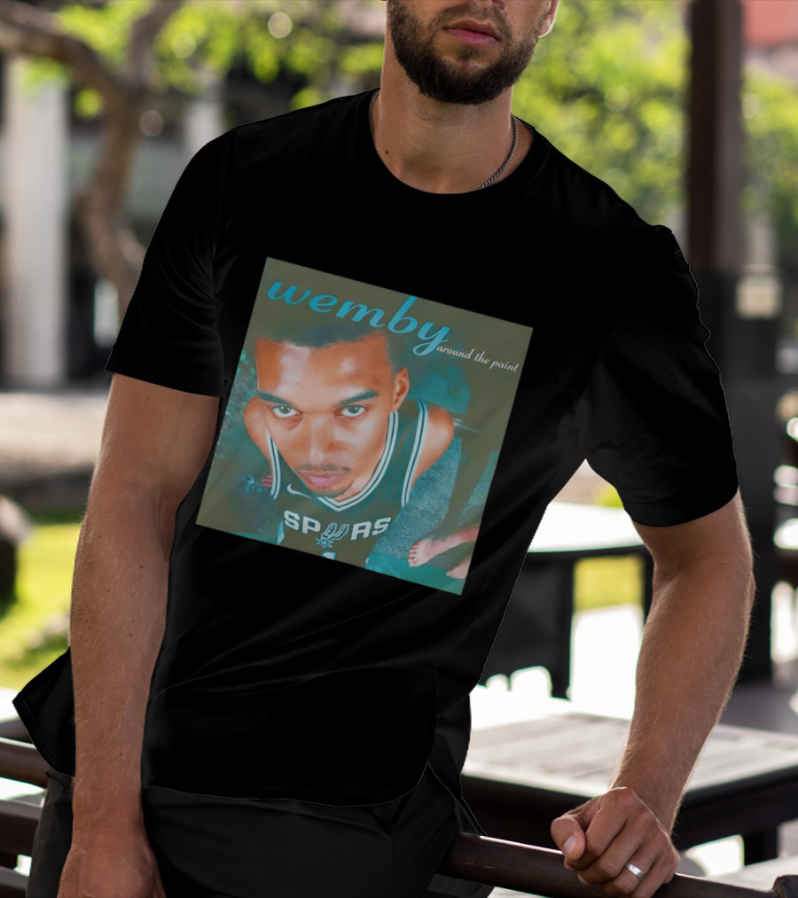 Wemby Around The Paint Victor Wembanyama San Antonio Spurs Basketball Fiesta 2026 T-Shirt