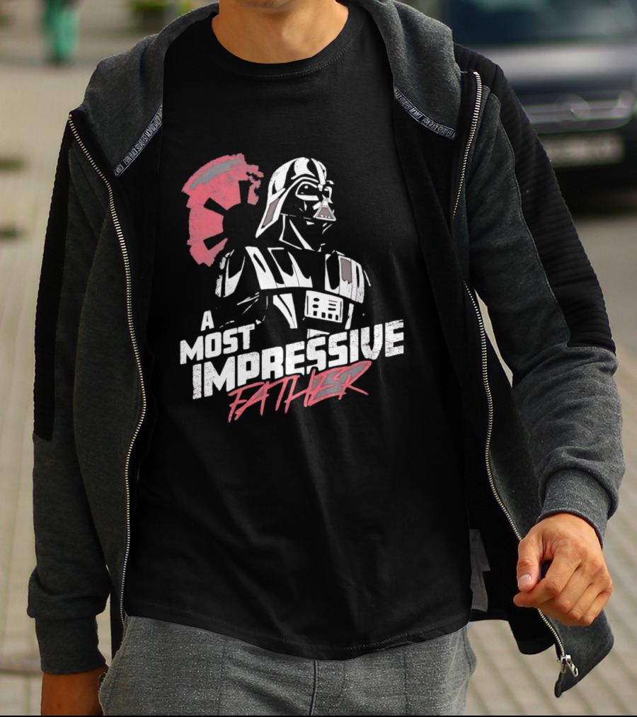 A Most Impressive Father Star Wars Darth Vader Iconic Pose T-Shirt