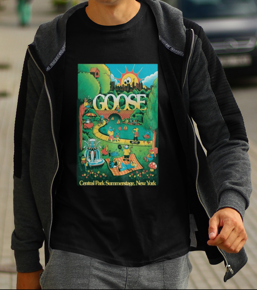 GOOSE Central Park Summerstage New York Jun 21 2026 T-Shirt