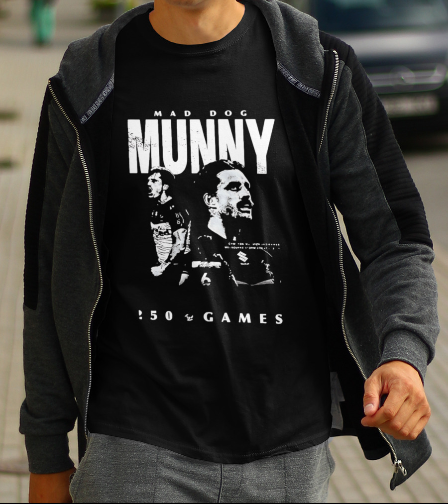 MAD DOG MUNNY 250 Games Melbourne Storm 2026 Cameron Munster T-Shirt