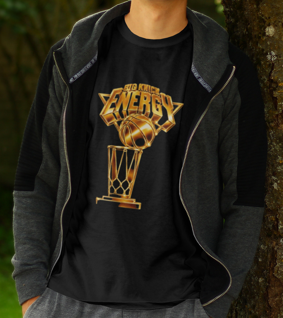 Big Knick Energy Trophy Basketball T-Shirt