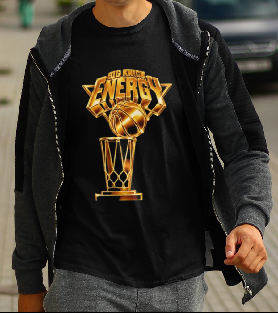 Big Knick Energy Trophy Basketball T-Shirt