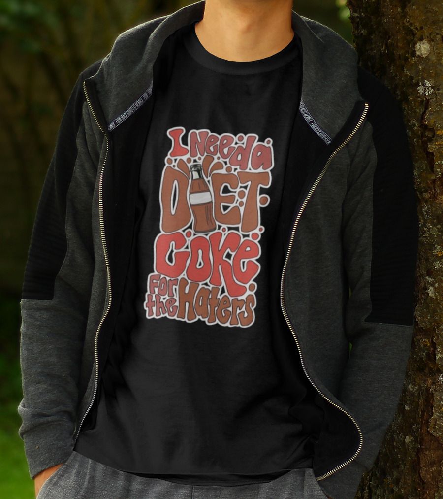 I Need A Diet Coke For The Haters Retro Soda Bottle T-Shirt