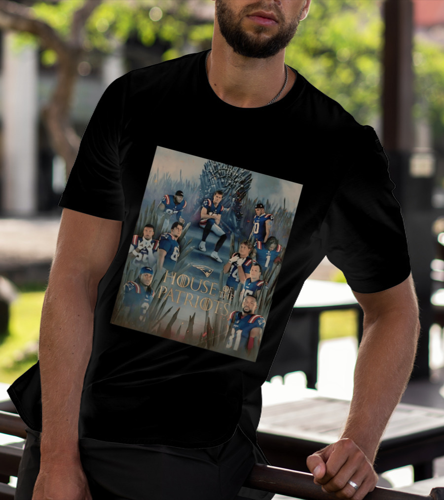 New England Patriots House Of The Dragon Crossover House Of The Patriots T-Shirt