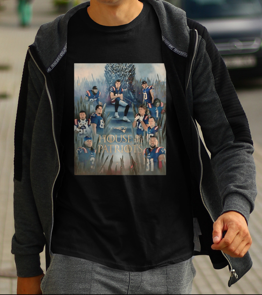 New England Patriots House Of The Dragon Crossover House Of The Patriots T-Shirt