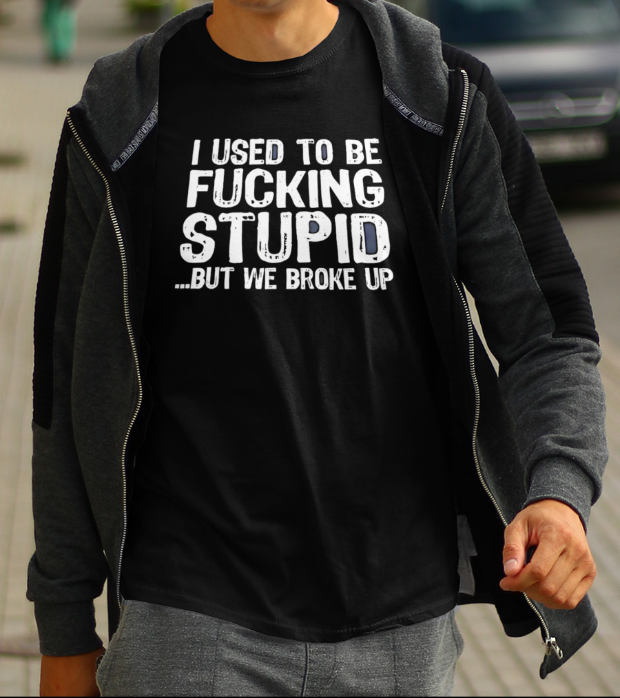 I Used To Be Fucking Stupid But We Broke Up T-Shirt