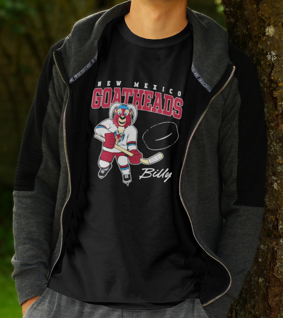 New Mexico Goatheads Billy Hockey T-Shirt