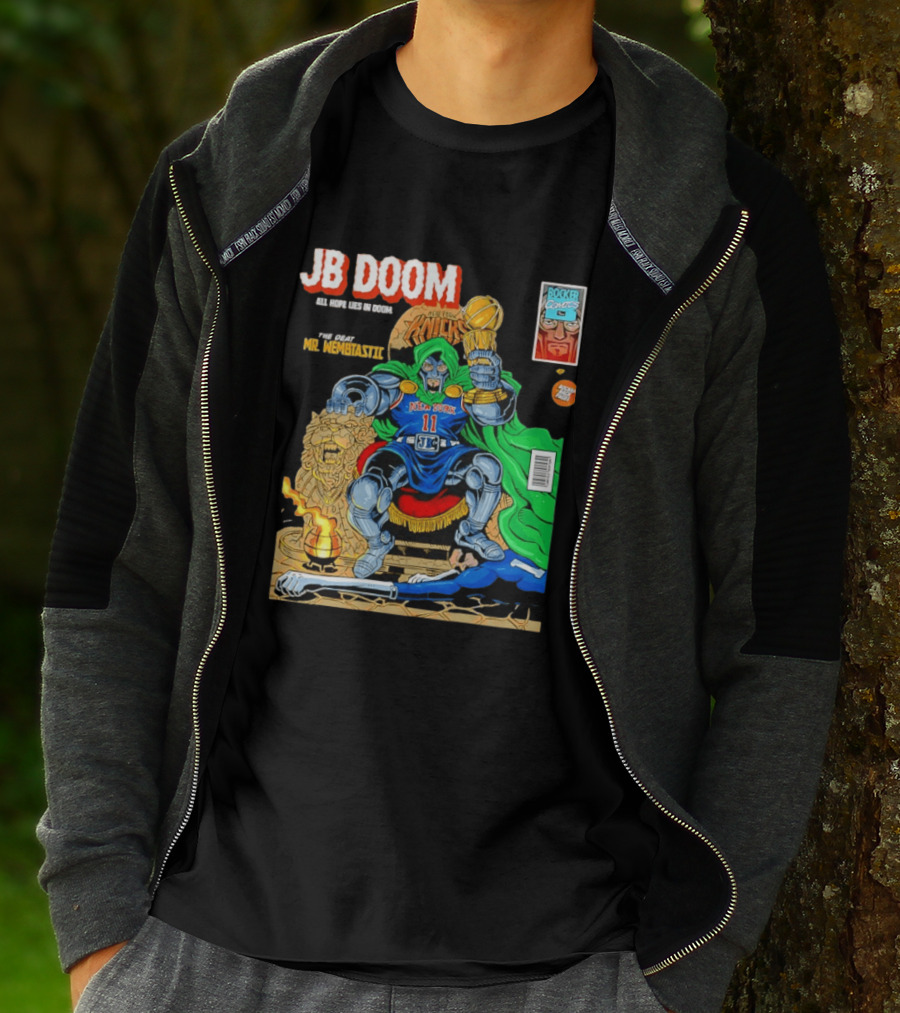 JB Doom New York Knicks 2026 NBA Champs The Death Of Mr. Wembtastic T-Shirt