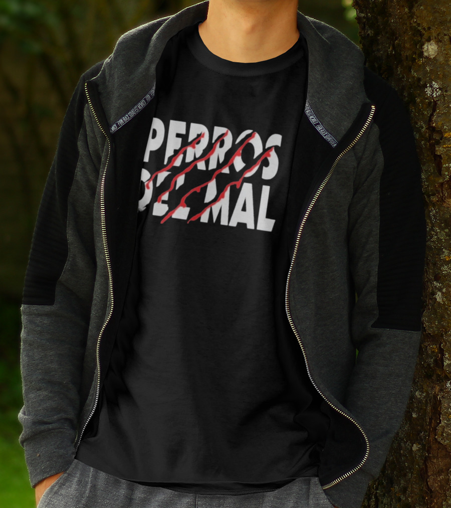 Perros Del Mal Scratch Red Claw Marks T-Shirt