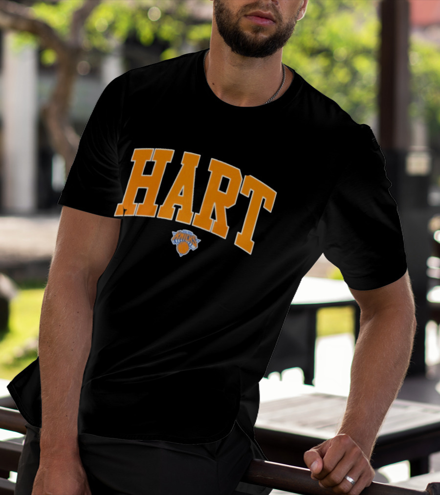 HART New York Knicks NBA Josh Hart Player Initials T-Shirt
