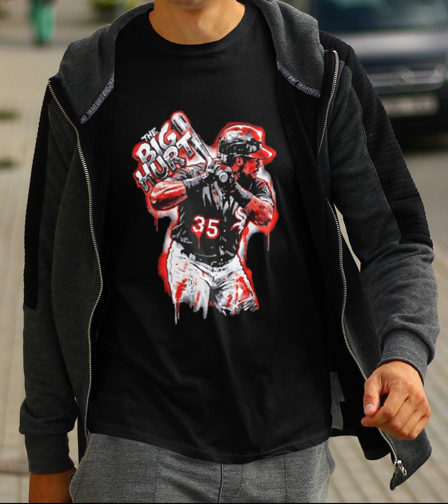 Frank Thomas The Big Hurt 35 Chicago White Sox T-Shirt