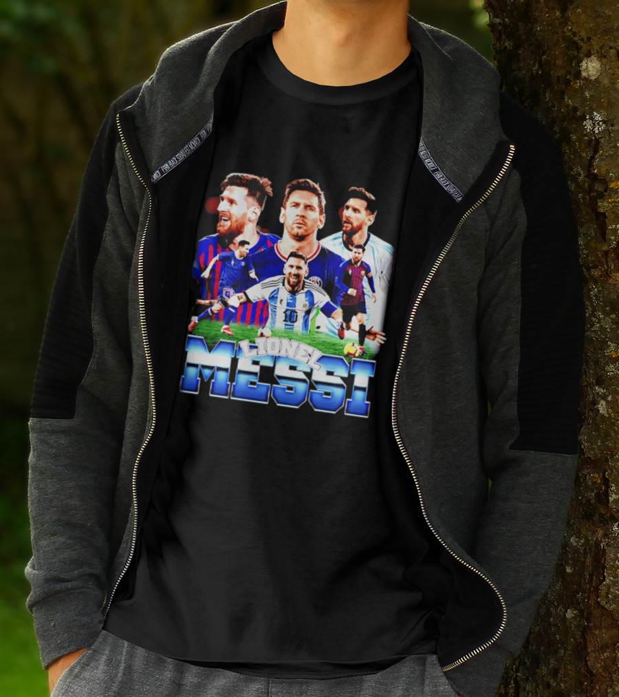Lionel Messi Barcelona Paris Saint Germain Argentina Football Legend T-Shirt