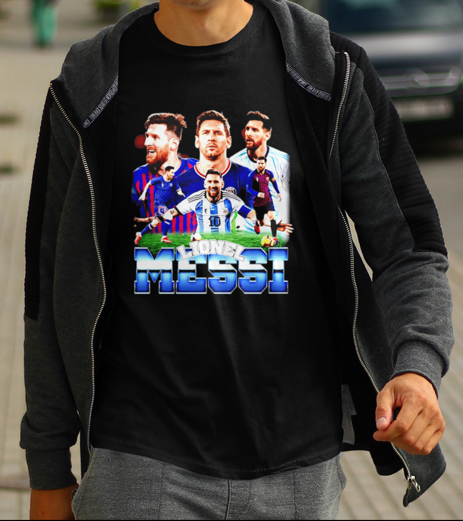 Lionel Messi Barcelona Paris Saint Germain Argentina Football Legend T-Shirt