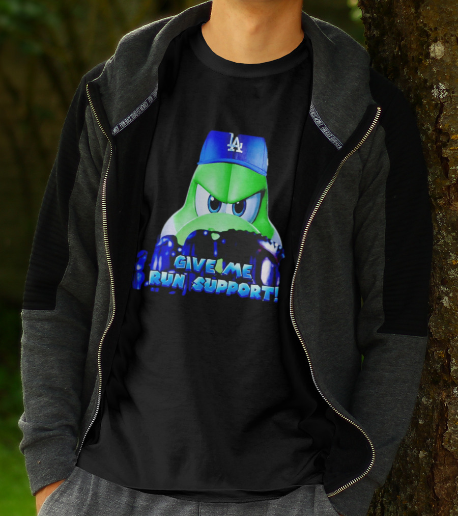 Los Angeles Dodgers Give Me Run Support Yoshi T-Shirt