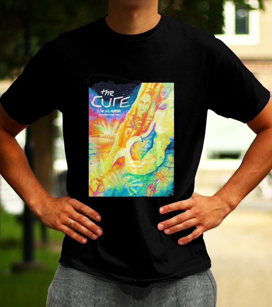 The Cure Isle Of Wight Festival Newport June 21 2026 Psychedelic T-Shirt