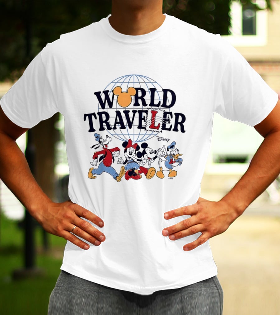 World Traveler Disney Mickey Mouse And Friends T-Shirt