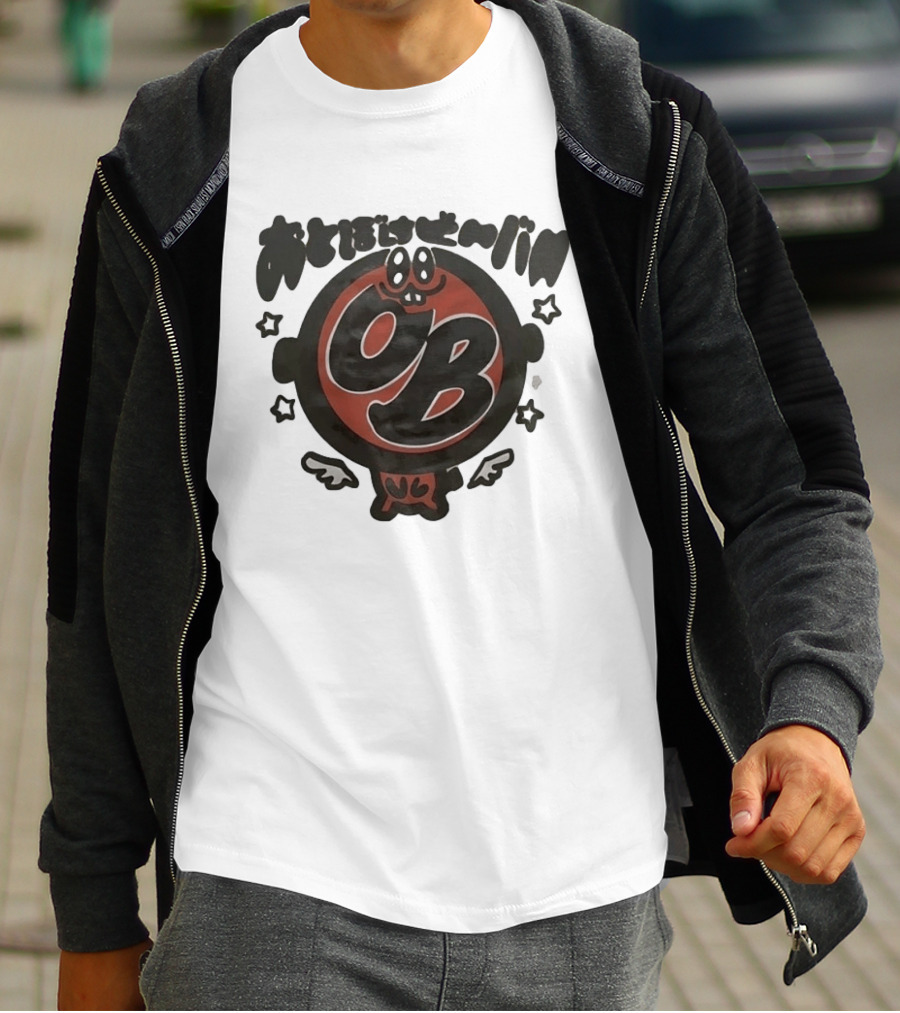 Otoboke Beaver 2026 Tour OB Logo With Cartoon Character And Stars T-Shirt