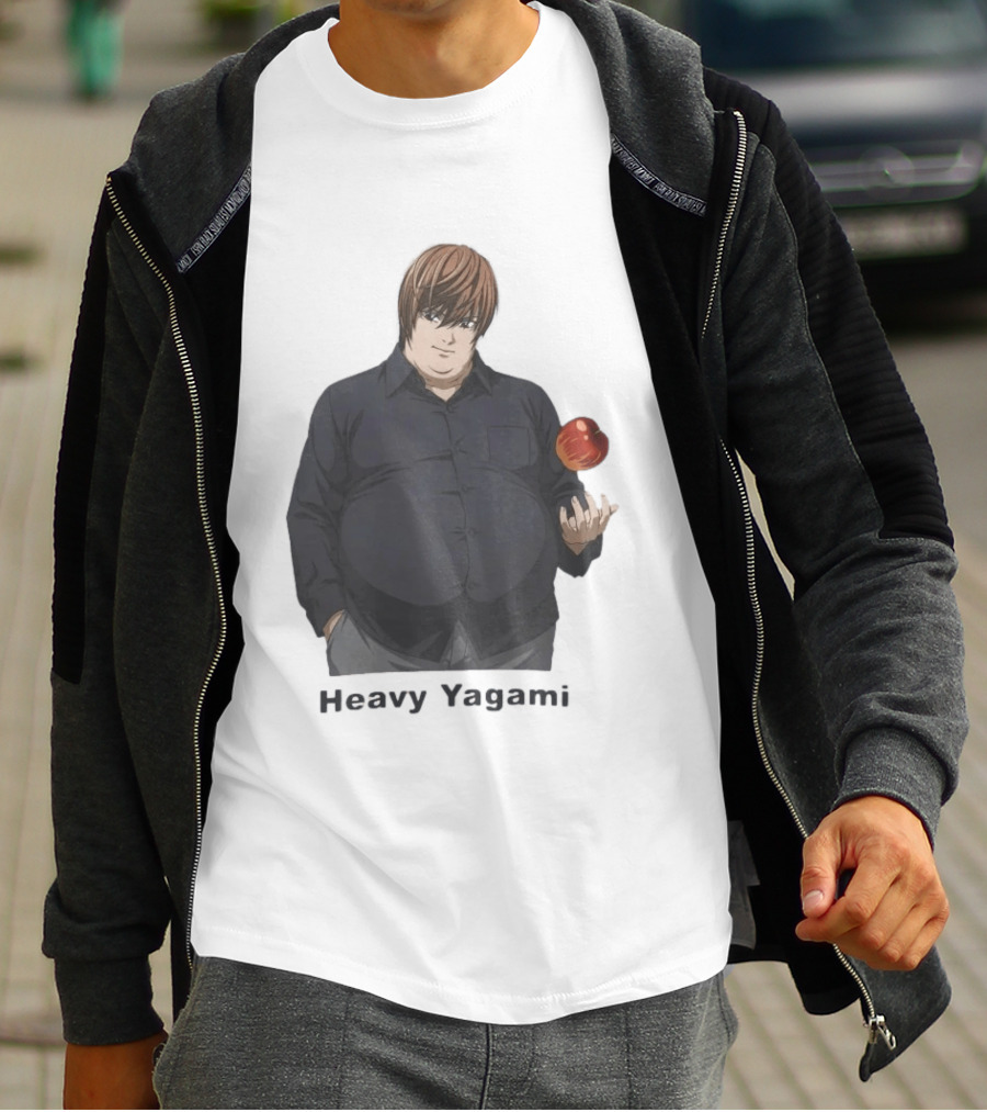 Heavy Yagami Light Death Note Apple T-Shirt