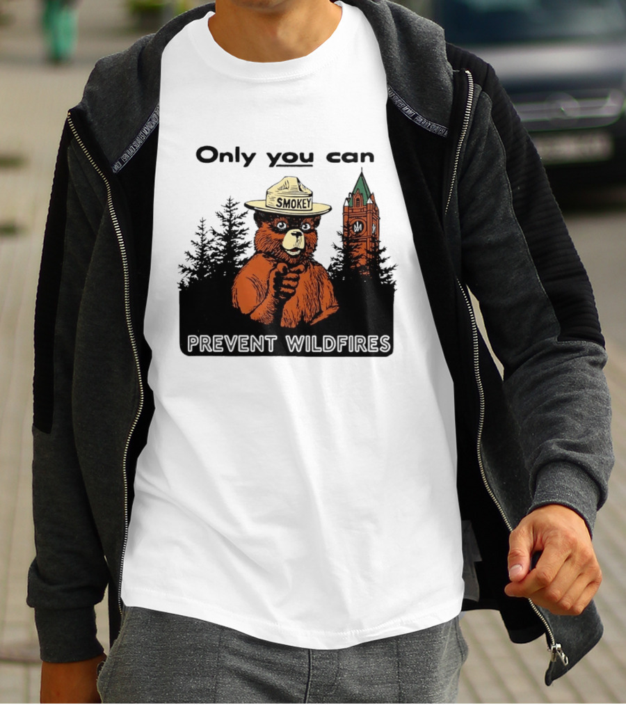 Only You Can Prevent Wildfires Smokey Bear X Montana Collaboration T-Shirt